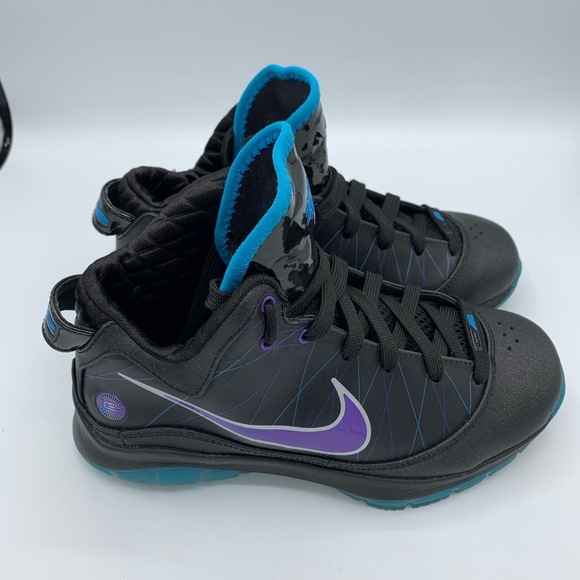 Nike Zoom LeBron Witness 5 EP Lakers Black Metallic Gold Fierce Purple CQ9381-001 - Febsale